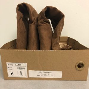 Brand New Saint Slouch Boots Camel size 6